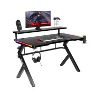 Huzaro Hero 5.0 RGB Γραφείο Gaming Μαύρο